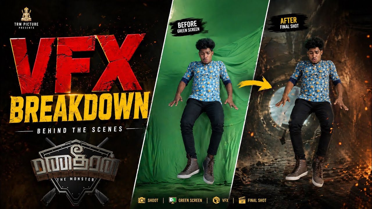 RanaDheeran VFX Breakdown | MJ Nitharsan | TRM PICTURE | Sri Lankan Film | Sri Lankan Sci-Fi Film