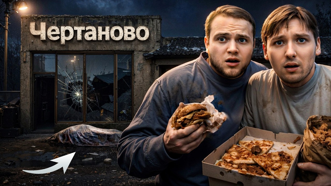 ПОПРОБОВАЛИ ЕДУ В САМЫХ ОПАСНЫХ РАЙОНАХ МОСКВЫ!!!!