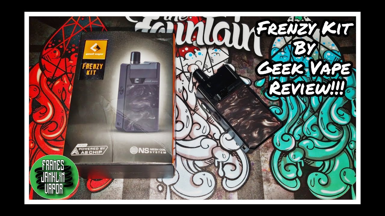 Frenzy Kit by Geek Vape Review!! | Adjustable airflow?