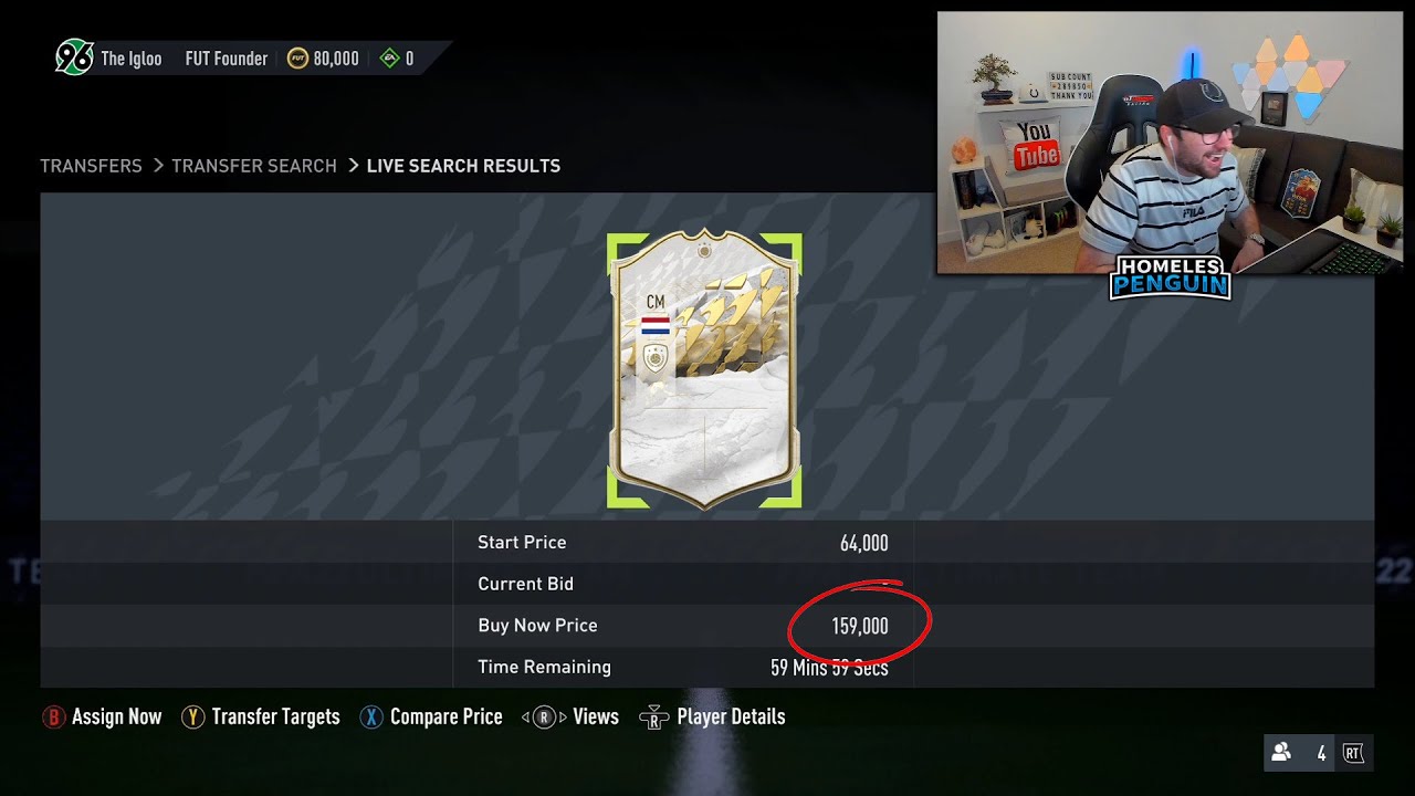 FIFA 22 | My BEST Snipes (and MISSES) of the Year | Min Price Icon Sniping! Live Sniping Reactions!