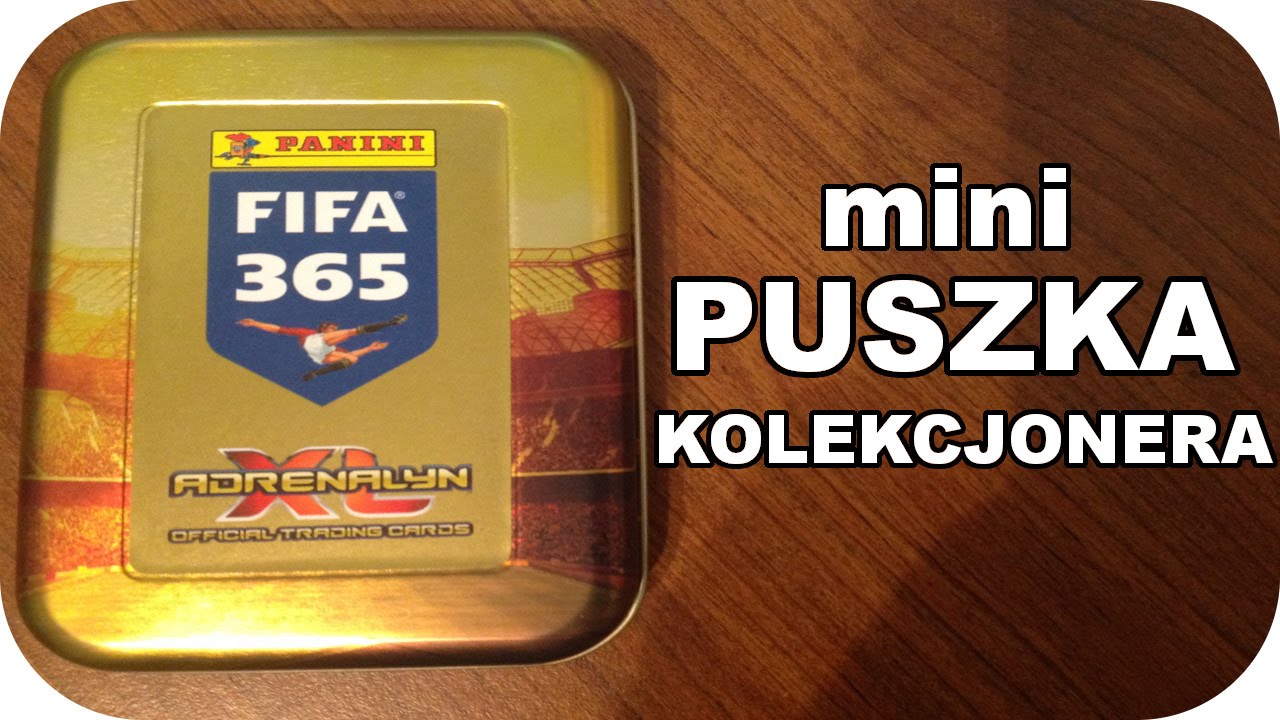 PANINI FIFA 365 - MINI PUSZKA KOLEKCJONERA / TIN COLLECTORS