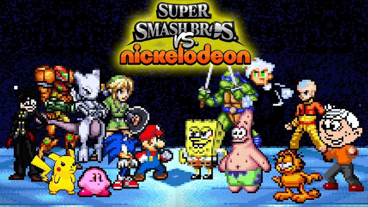 Super Smash Bros против Nickelodeon: анимация спрайтов!