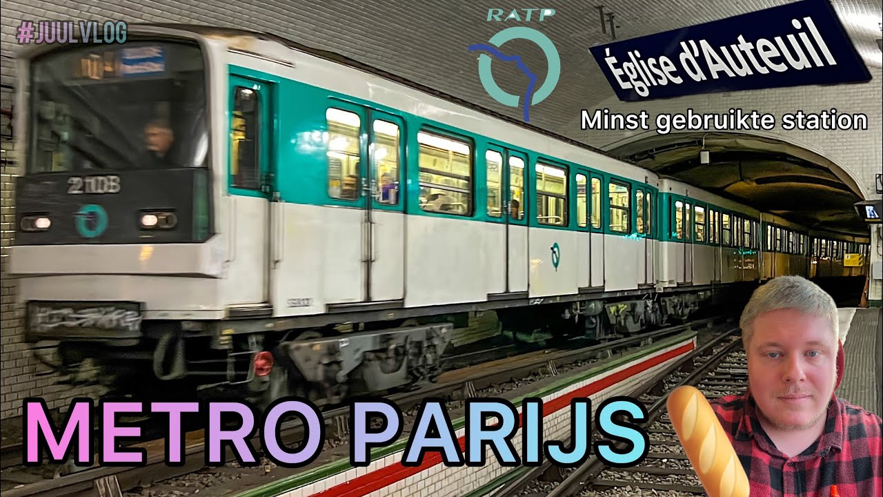 HET MINST GEBRUIKTE STATION van de metro van PARIJS ligt midden in de stad | #juulvlog