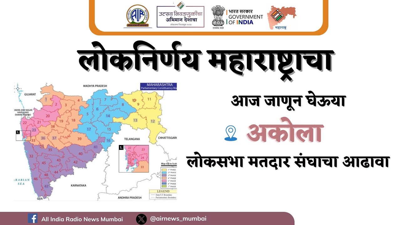 लोकसभा निवडणुकीच्या पार्श्वभूमीवर अकोला मतदार संघाचा आढावा जाणून घेवूया...