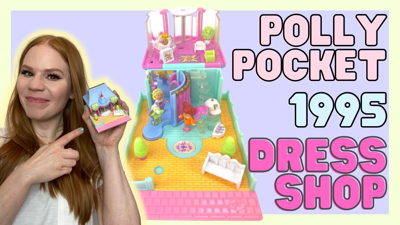 TOY TOUR: 1995 Pollyville Dress Shop | Vintage Polly Pocket Collection