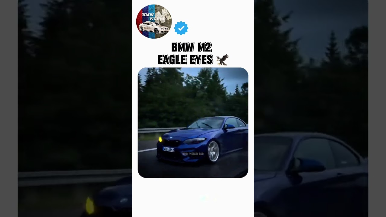 BMW M2 EAGLE EYES 🦅 #shorts #youtubeshorts #bmw #m2 #eagle #eyes