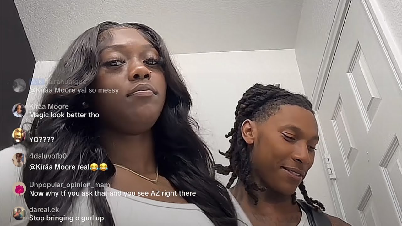 AZ and Kev3 on his TikTok live