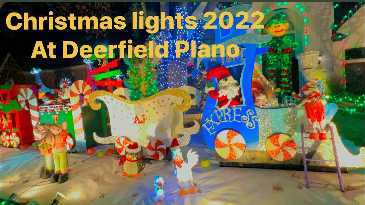 Best Christmas Lights Display 2022 |Best Christmas Lights At Deerfield Plano | Christmas Lights 2022