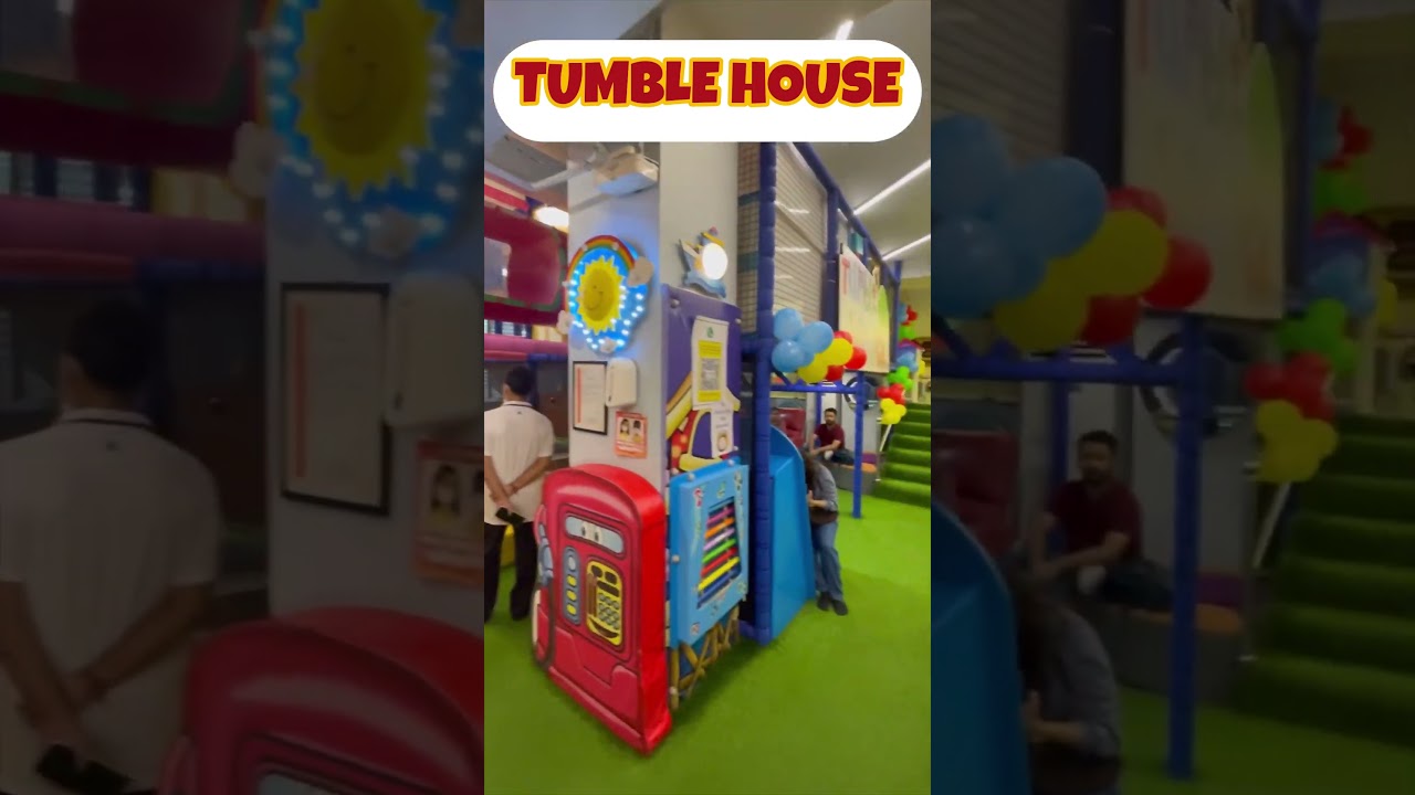 TUMBLE HOUSE#kidsgames  #kidsfun#delhi#indoorgames #playarea #kidsmasti #kidsvideo #vlog #delhi