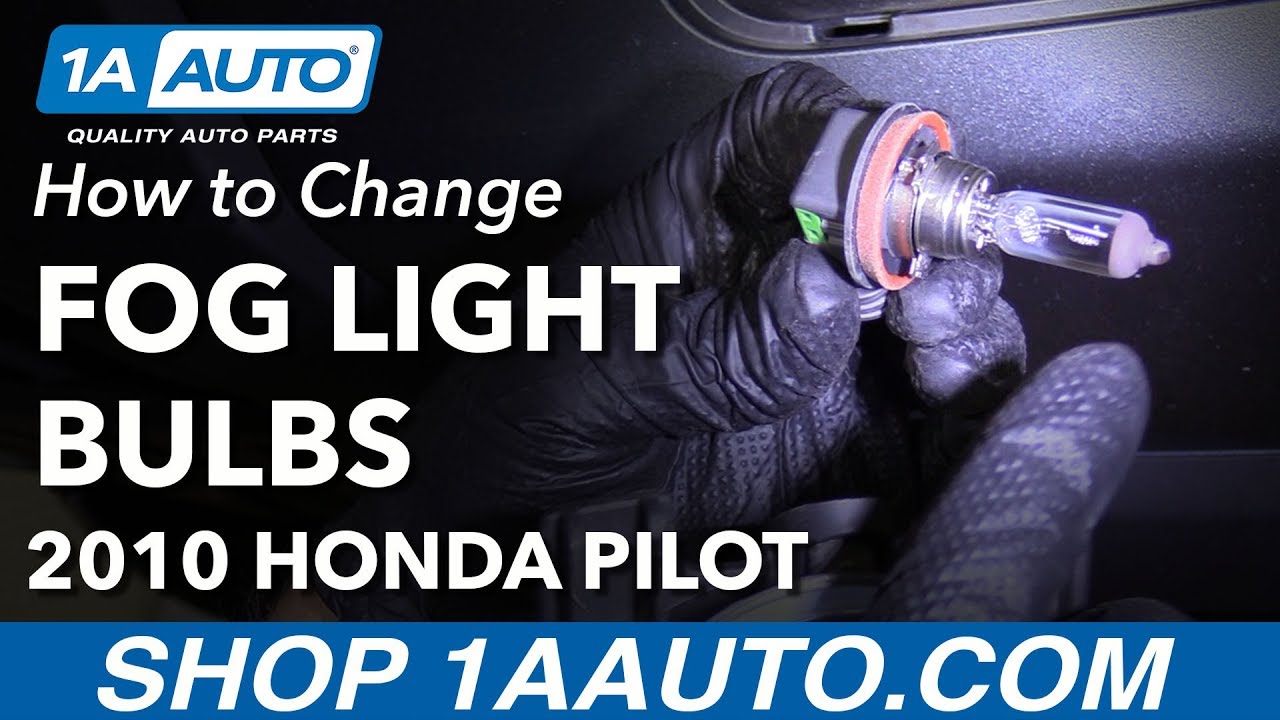 How to Change Fog Light Bulbs 09-15 Honda Pilot