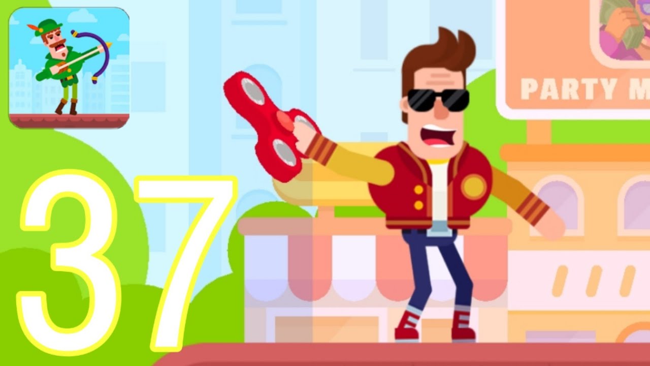 Bowmasters Gameplay Walkthrough Part - 37 Schoolmates (iOS,Android)