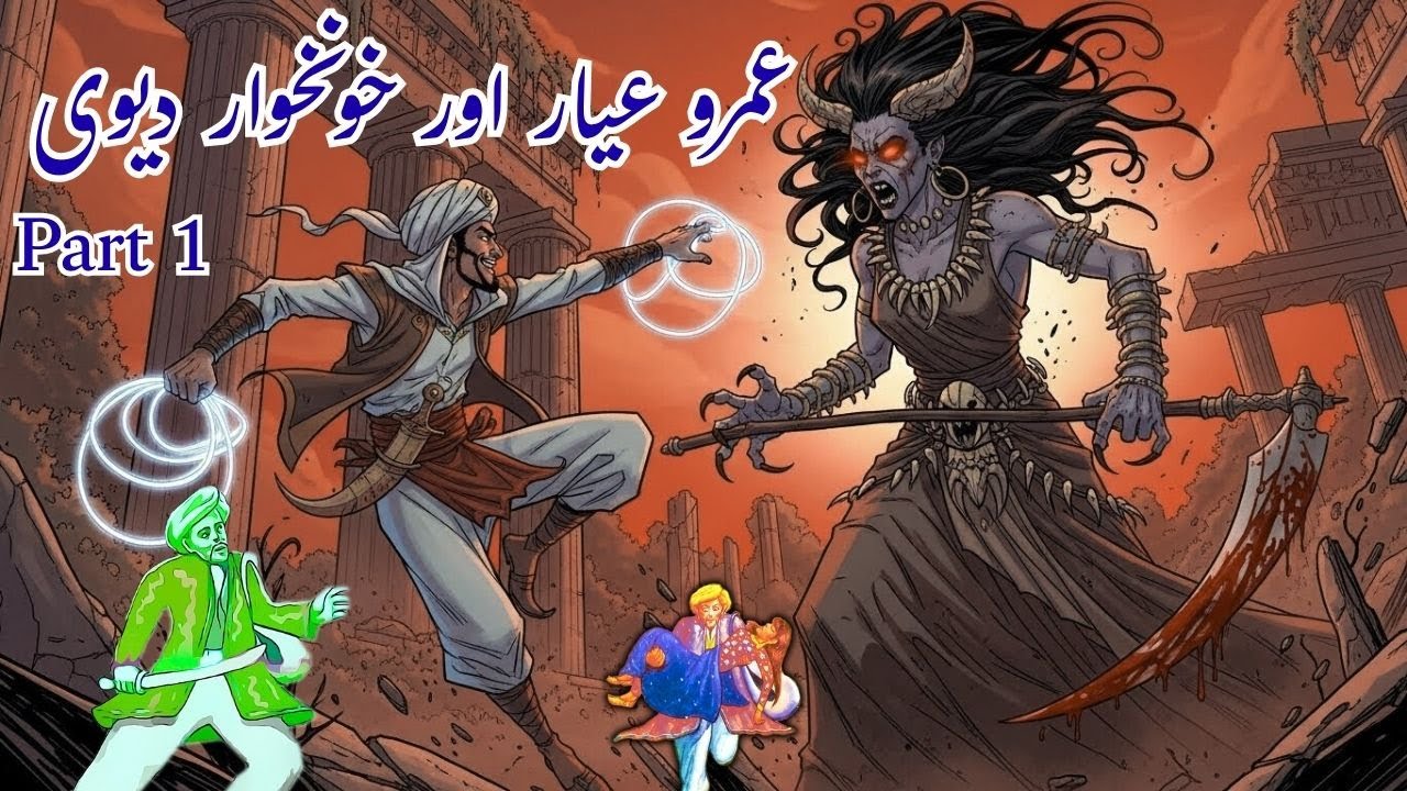 Umro Ayyar Aur Khunkhwar Devi ( Part 1 ) | Umro Ayar Ki Kahaniyan | Moral Kahani Land