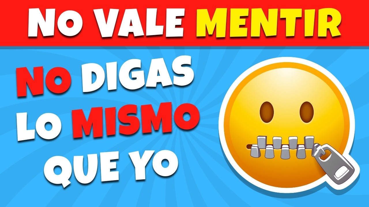 No Digas Lo Mismo Que Yo 🤔❌ Solo el 5% llega al final🔥MEGA RETO