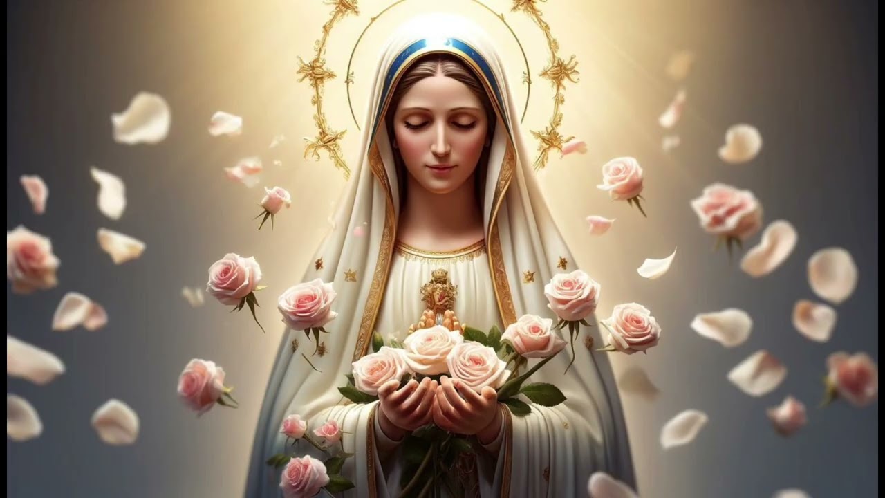 🌹✨ Santo Rosário em Melodia  - Mistérios Gozosos. Eleve o Espírito com Suavidade e Reverência.🌹✨💫🕯️