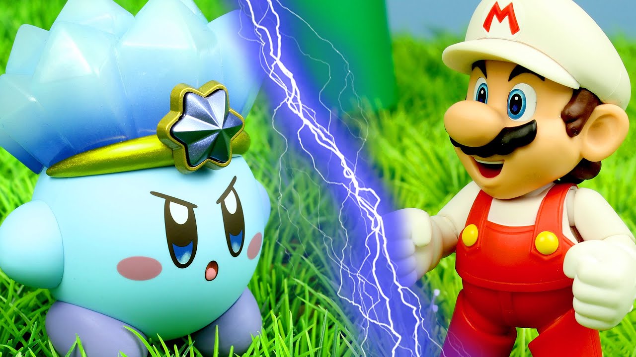 Mario vs. Kirby - Stop Motion Animation (4K)