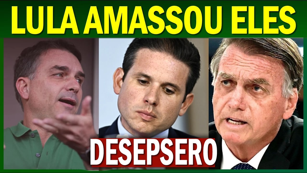 Pesquisas deixam Flávio em DESESPERO; Lula é OVACIONADO pelo povo e mais!!