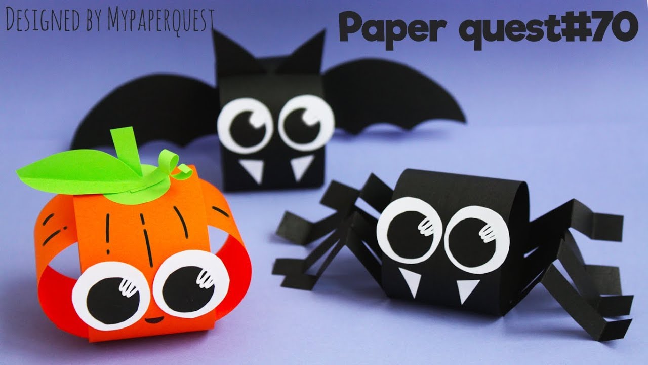 ПРОСТЫЕ ПОДЕЛКИ НА 🦇🕷 ХЭЛЛОУИН 🕷🦇 ДЛЯ ДЕТЕЙ | HALLOWEEN CRAFTS FOR KIDS