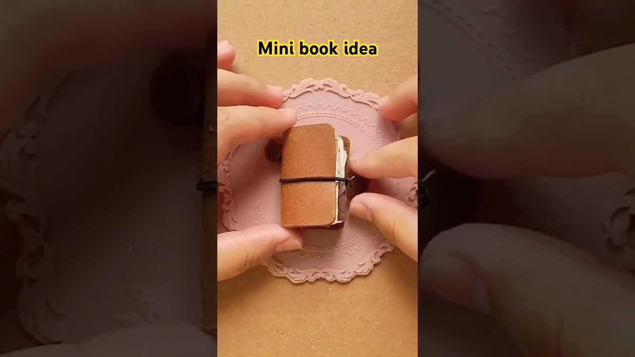 DIY Mini Notebook | Cute & Easy Paper Craft Idea | Back to School Craft