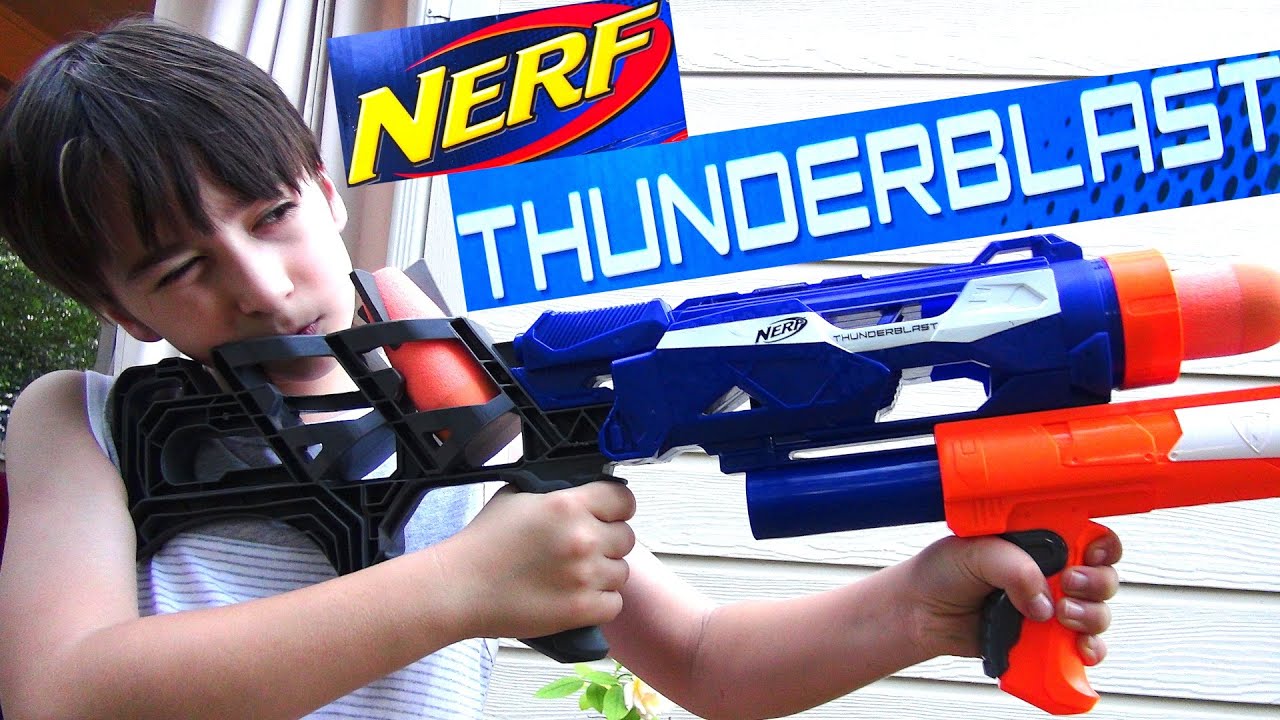 Robert-Andre's Nerf N-Strike Thunderblast Launcher!