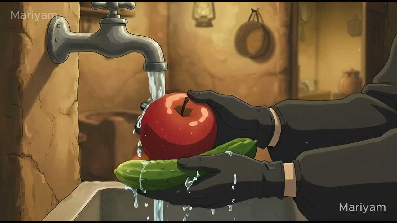 “Iftar Making in Ramadan”🌙🍃| Ghibli-Style ASMR Ramadan Cooking #anime #ghibli #islamic #studioghibli