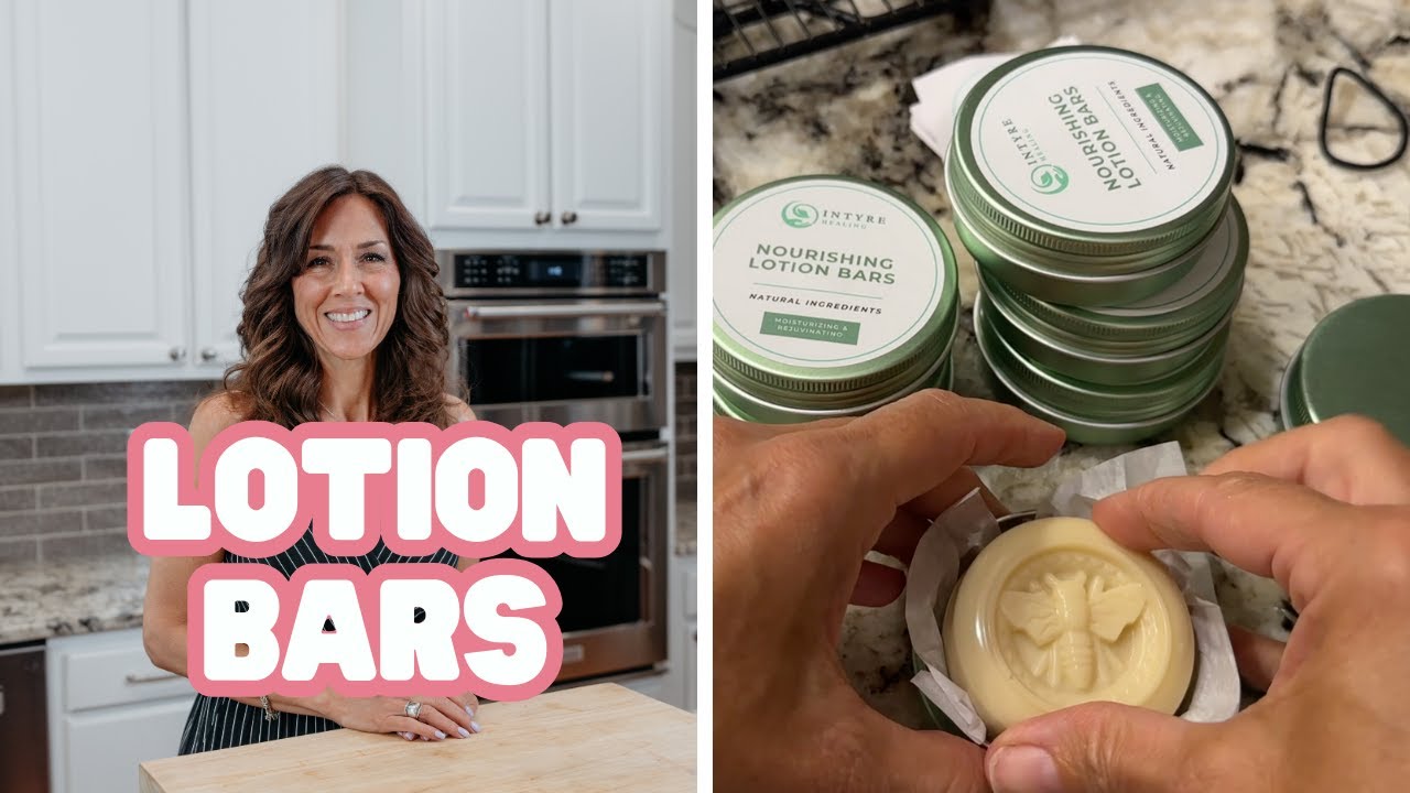 How to make SOOTHING Lotion Bars | Great for dermatitis, psoriasis and eczema