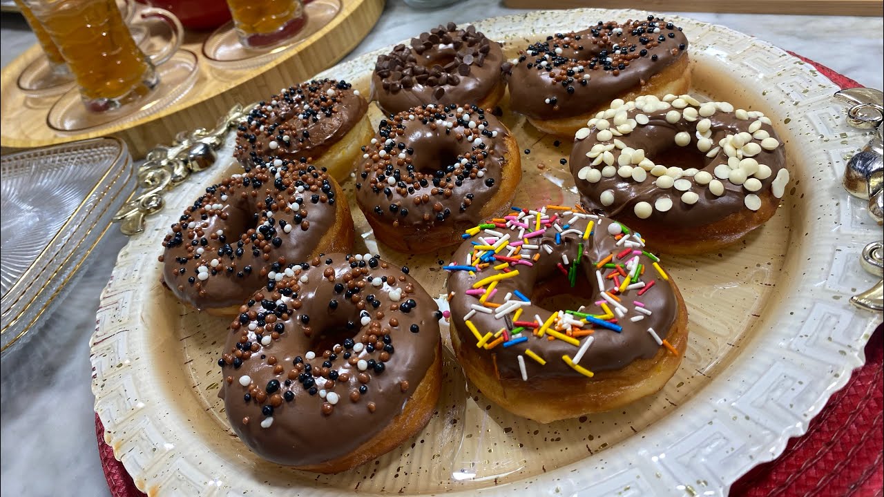 اروع وصفة دونات يجو خفاف ريشة 🍩🍩هاد الوصفة لازم جربيها يا مدام 👌👌