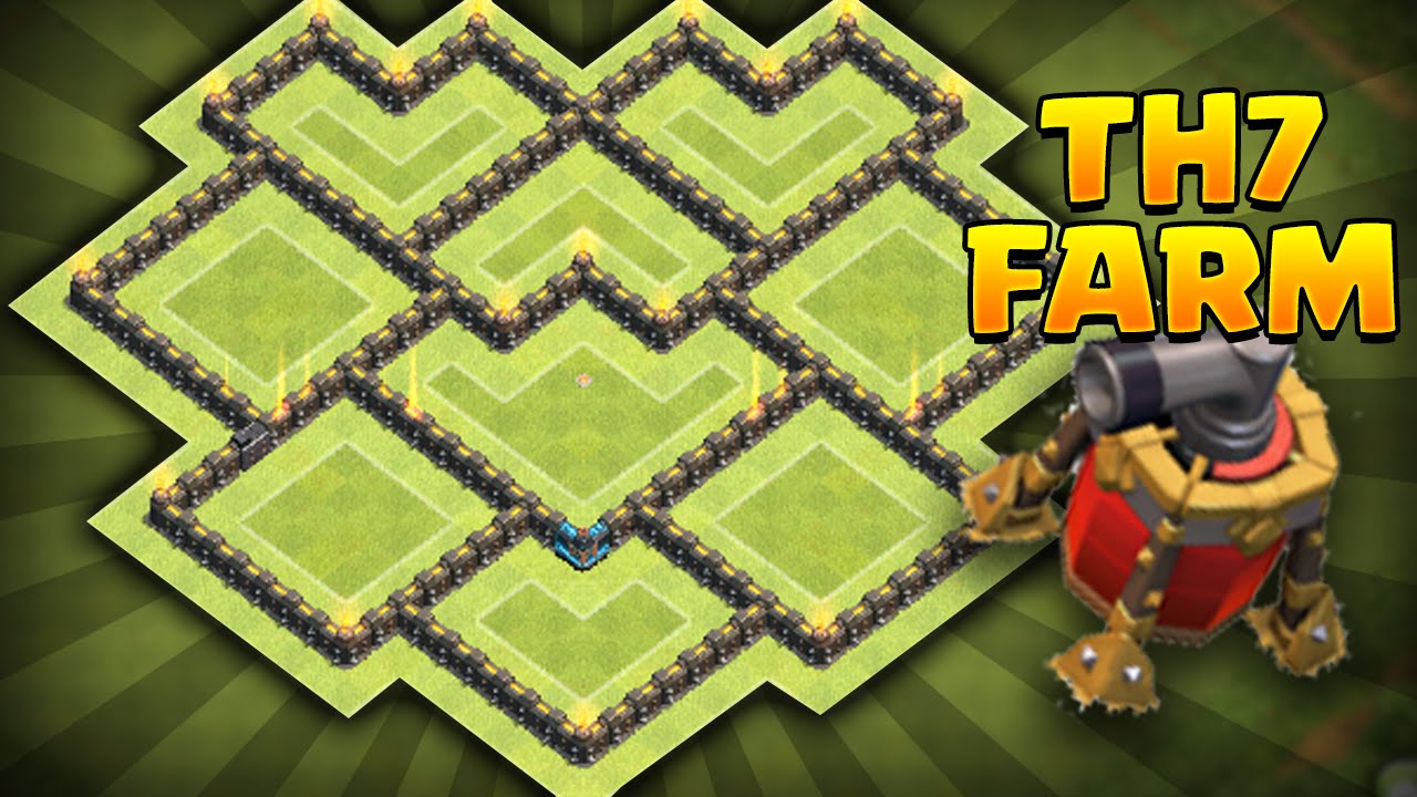 Clash of Clans - NEW Update BEST TH7 Farming BASE!! CoC Best Town hall 7 Farming BASE!! *INSANE!!*