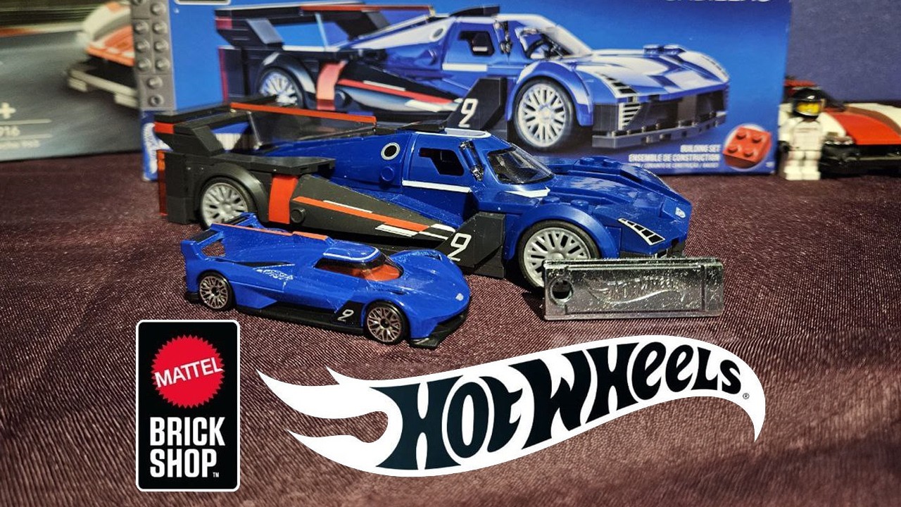 Набор Mattel Brick Shop Hot Wheels Cadillac GTP: сборка и обзор