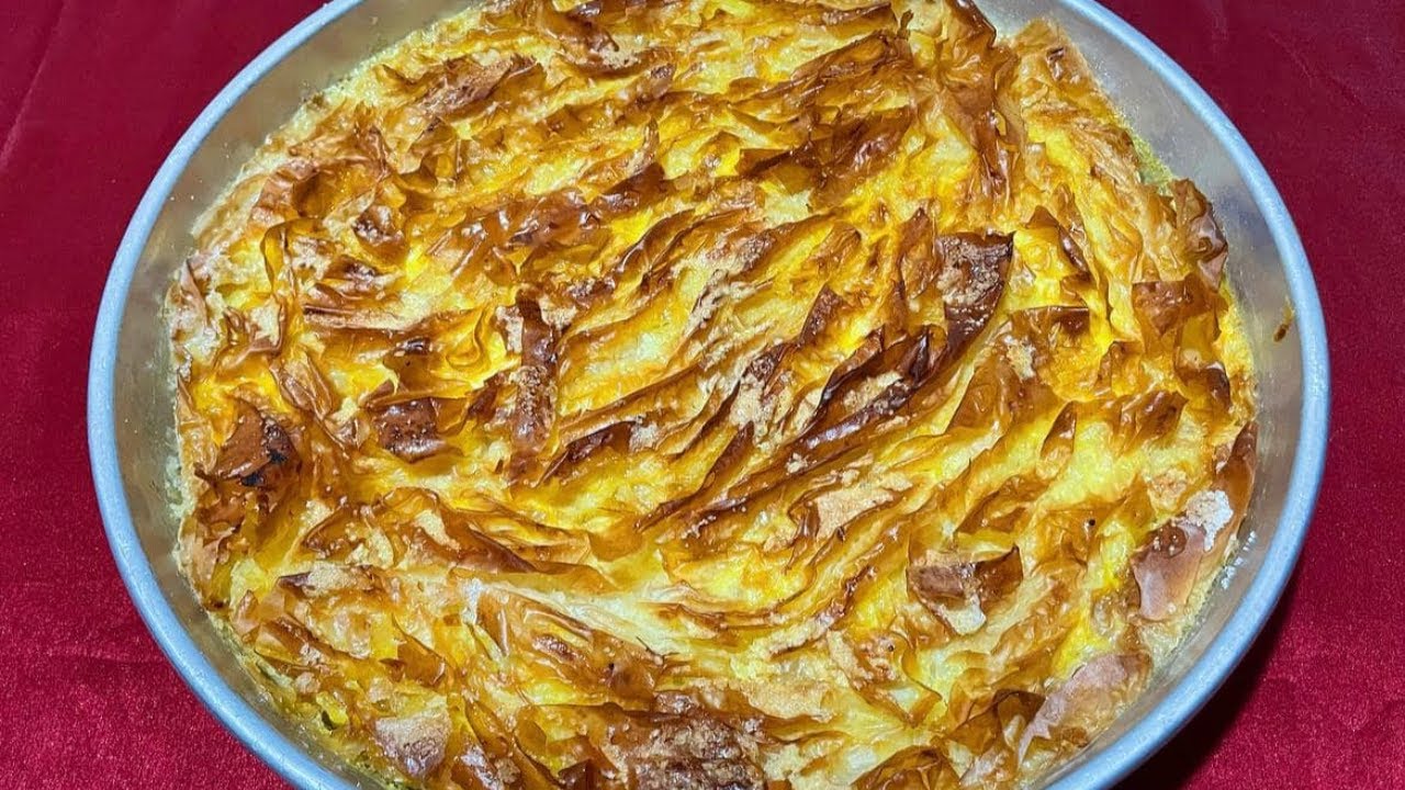 YSHMER (byrek me qumesht) jo tradicional. Ndahet pete pete.