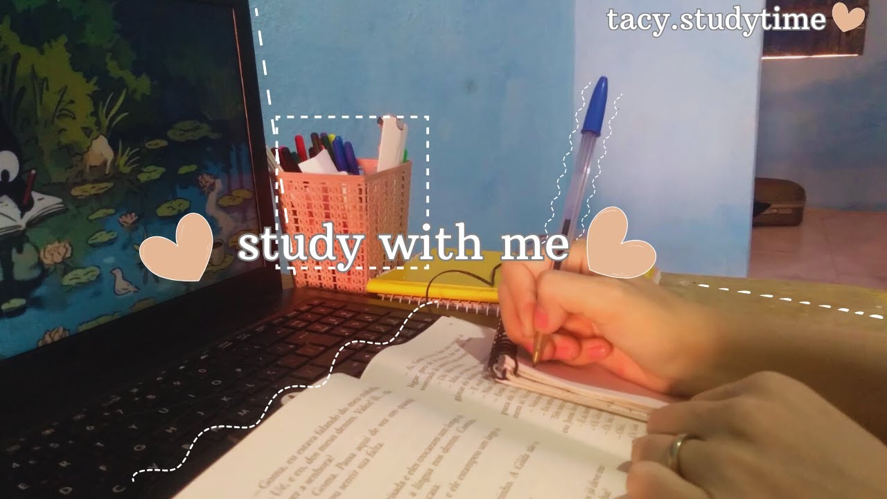 STUDY WITH ME 📚✅ | Leitura e anotações do dia comigo .