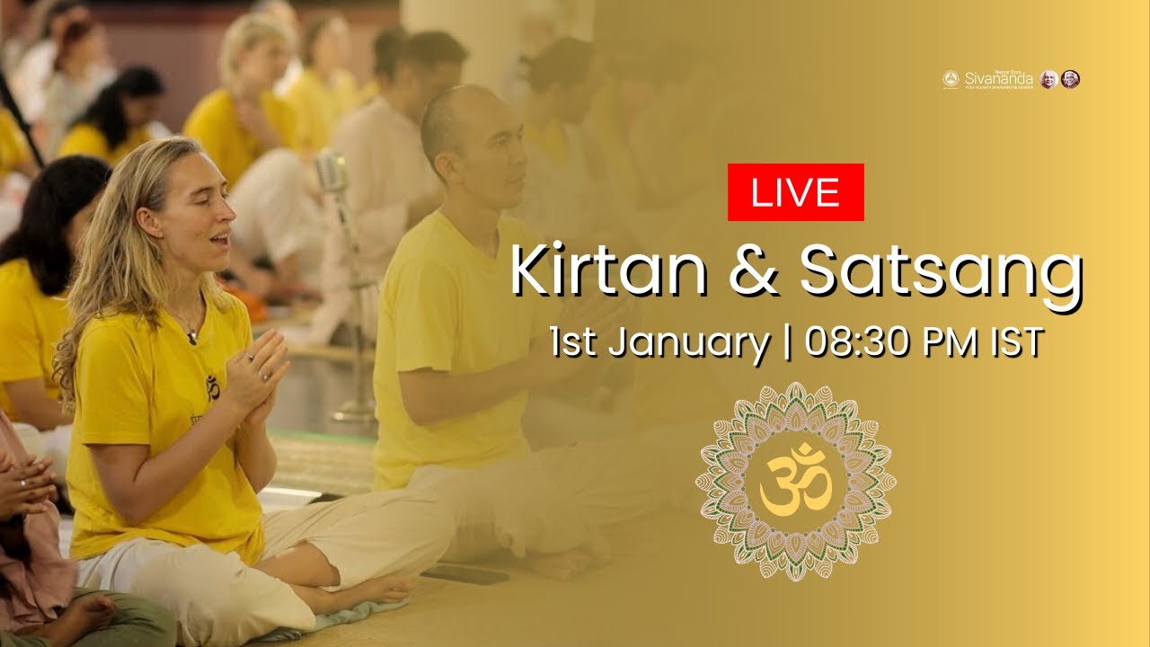 Join Us for Kirtan and Satsang – Live from Sivananda Ashram