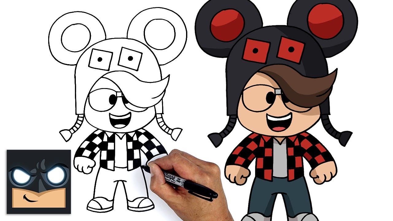 How To Draw Roblox | Kreekcraft