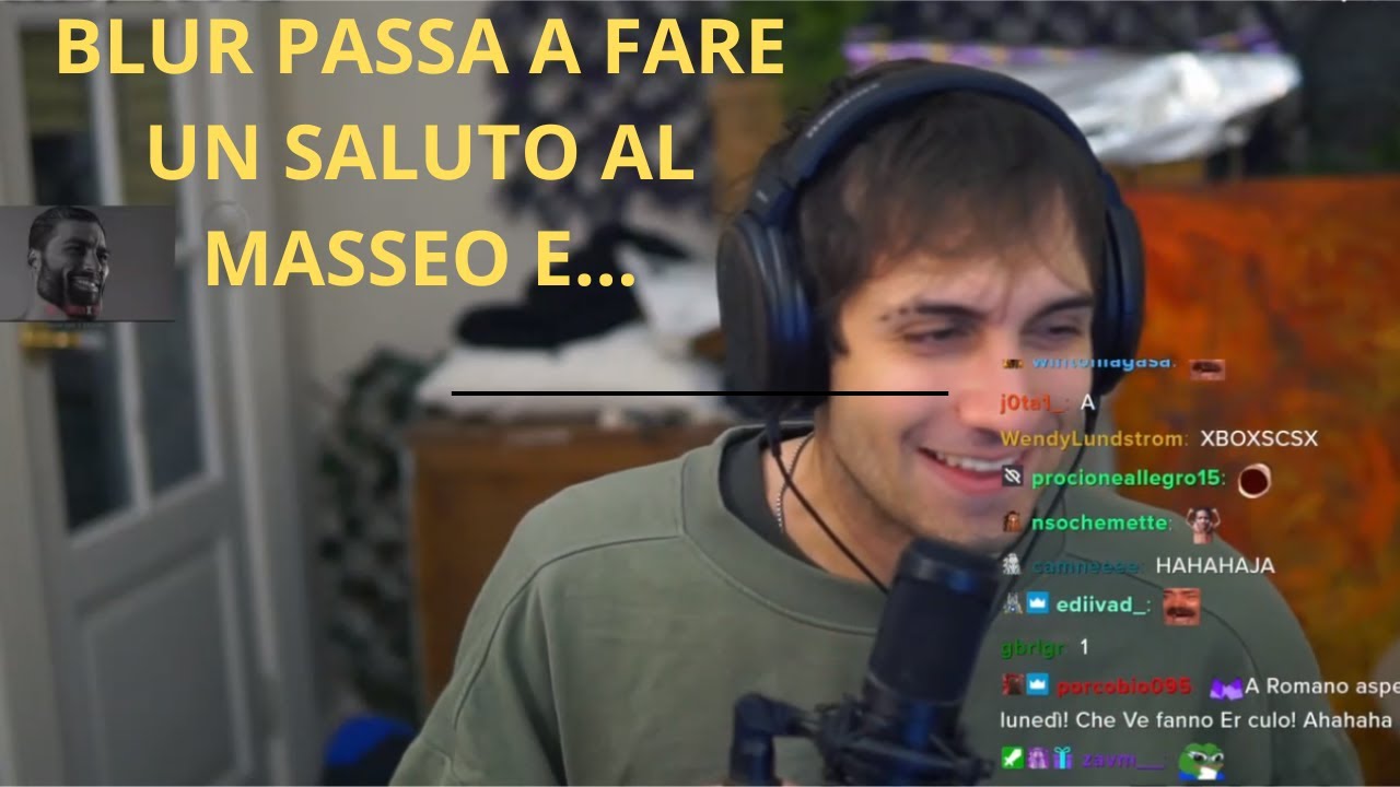 BLUR PASSA A FARE UN SALUTO AL MASSEO E SUCCEDE IL DELIRIO
