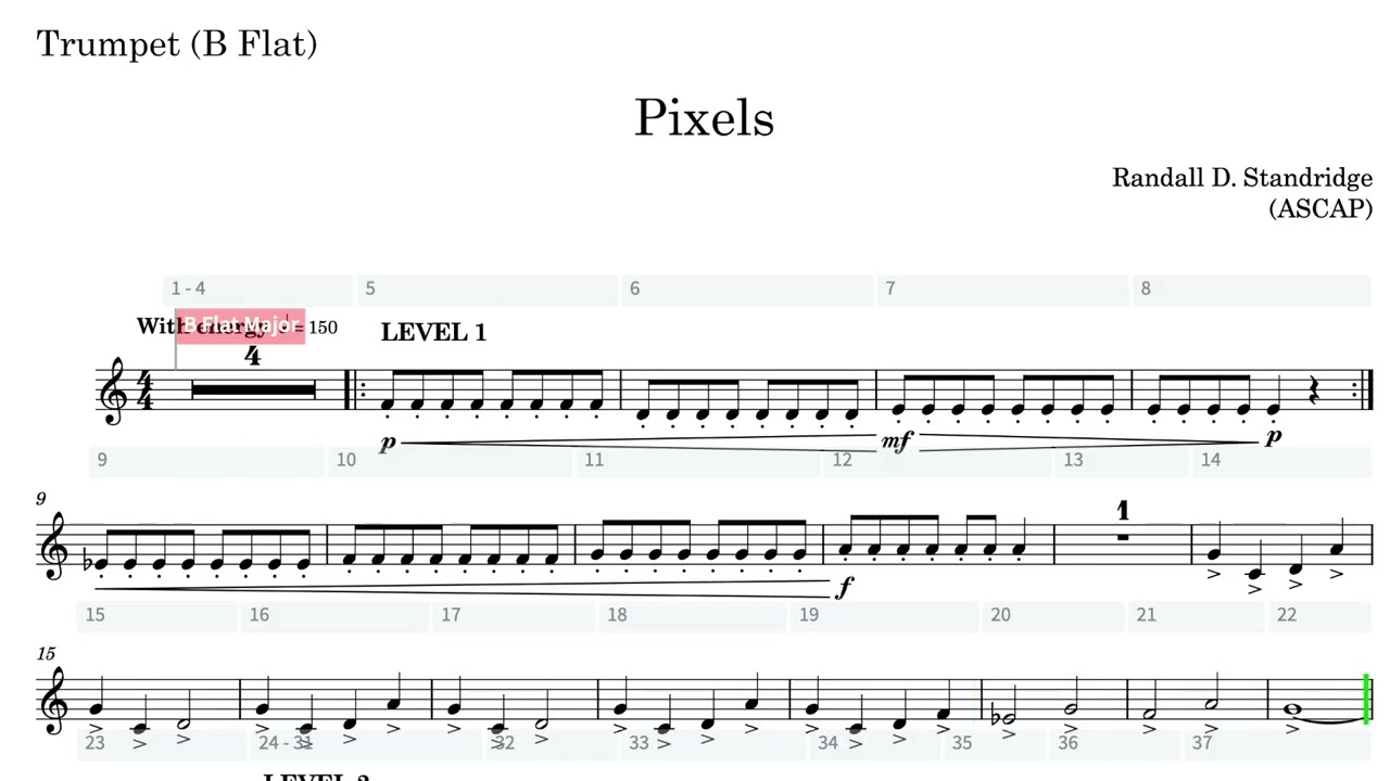 (Trumpet) Pixels Play Along