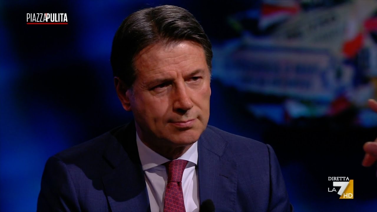 Giuseppe Conte intervistato da Corrado Formigli a &ldquo;Piazza Pulita&rdquo;