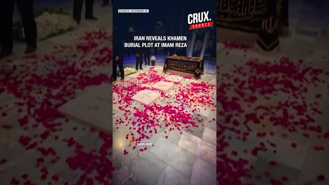 Iran Shows Burial Plot of Late Khamenei in Imam Reza Shrine After Funeral