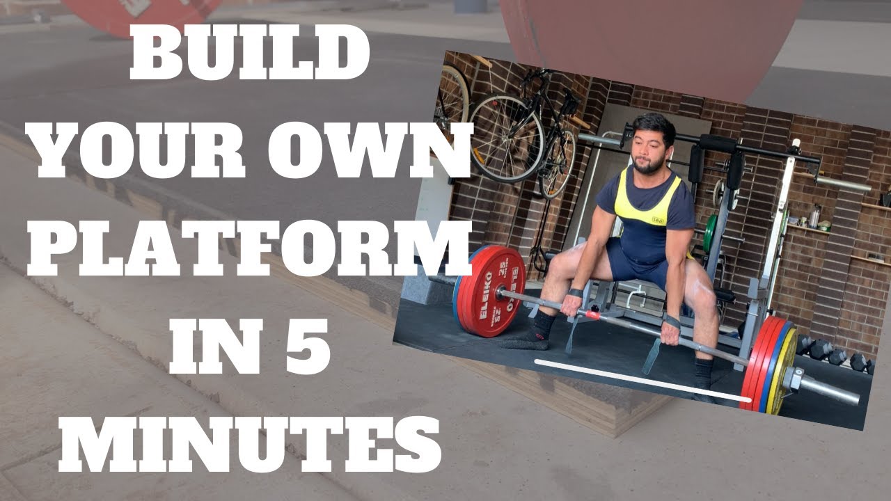 How to Build a Deadlift Platform | DIY Platform