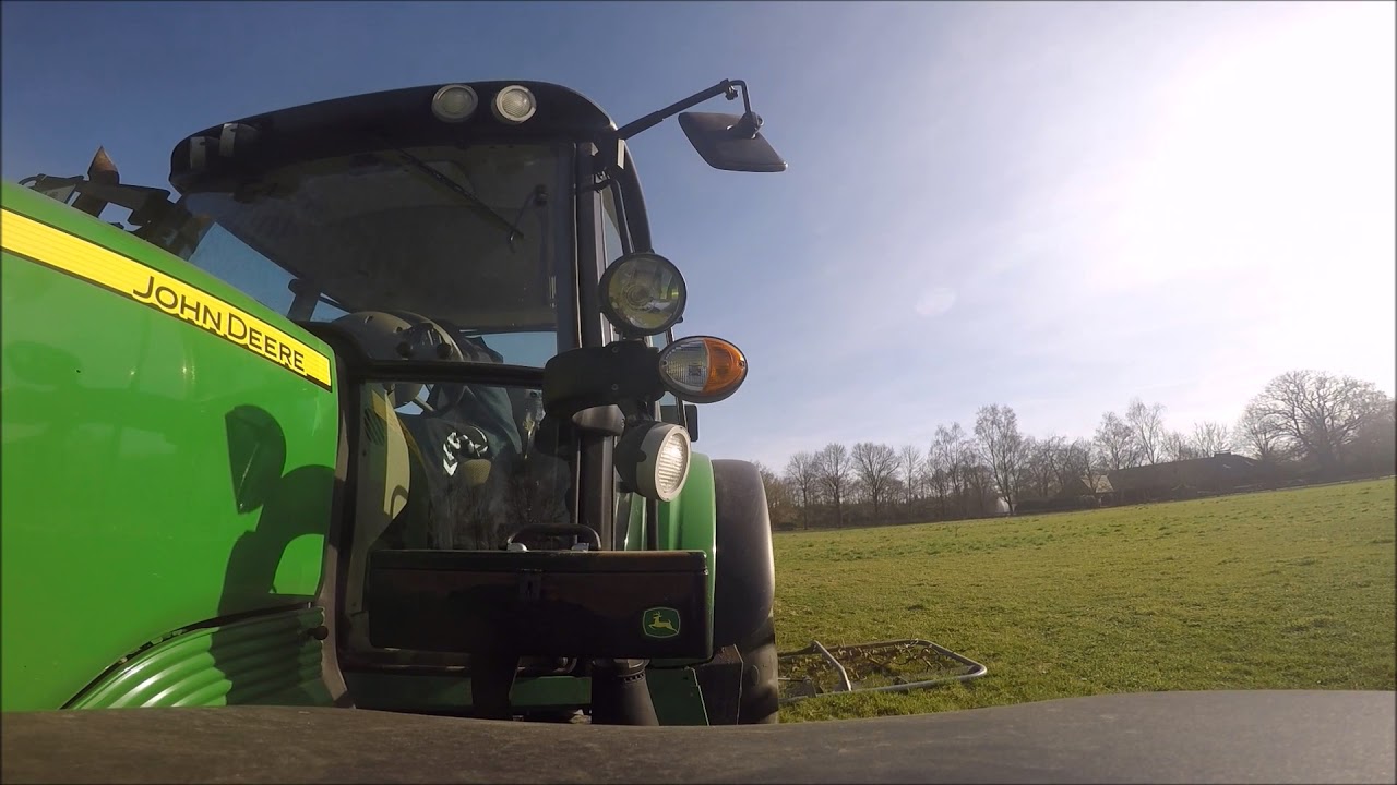 Grünlandpflege2k18 mit JOHNDEERE 6330 Premium