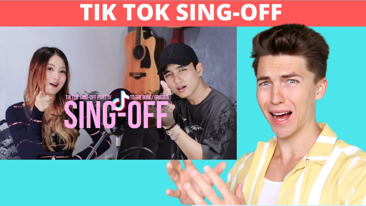 VOCAL COACH Reacts to SING OFF TIKTOK SONGS - Reza Darmawangsa vs Mirriam Eka