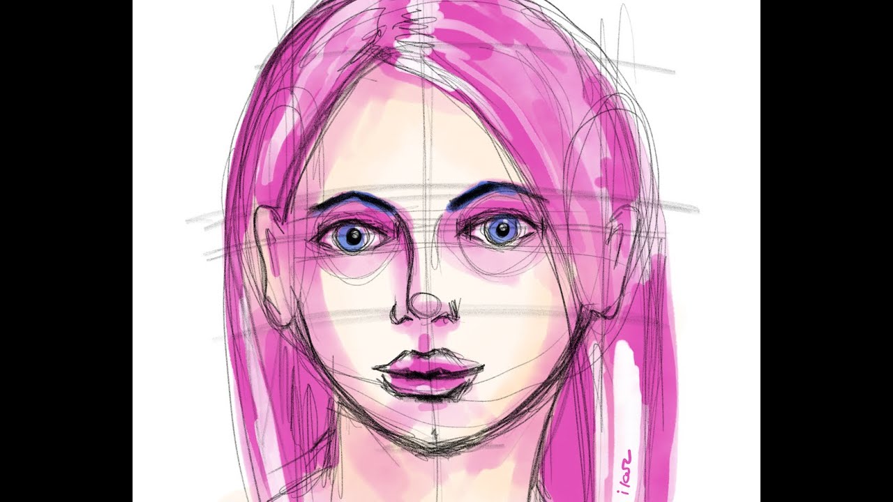 Faces 3 and 4 from “Faces” Sketch Collection Time-Lapse