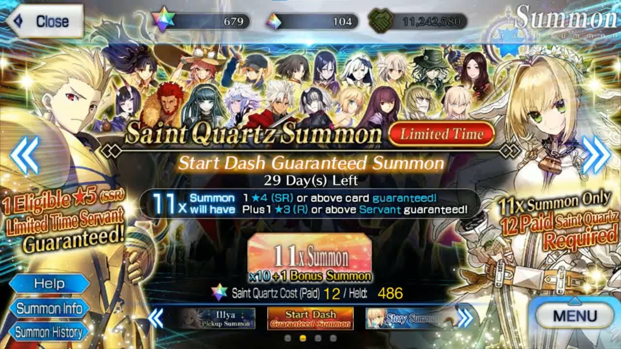 FGO NA - Start Dash Campaign GSSR