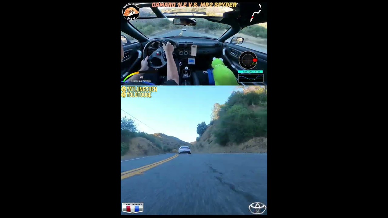 Camaro 1LE vs MR2 Spyder - Maximum Touge Battle: Norcal Touge