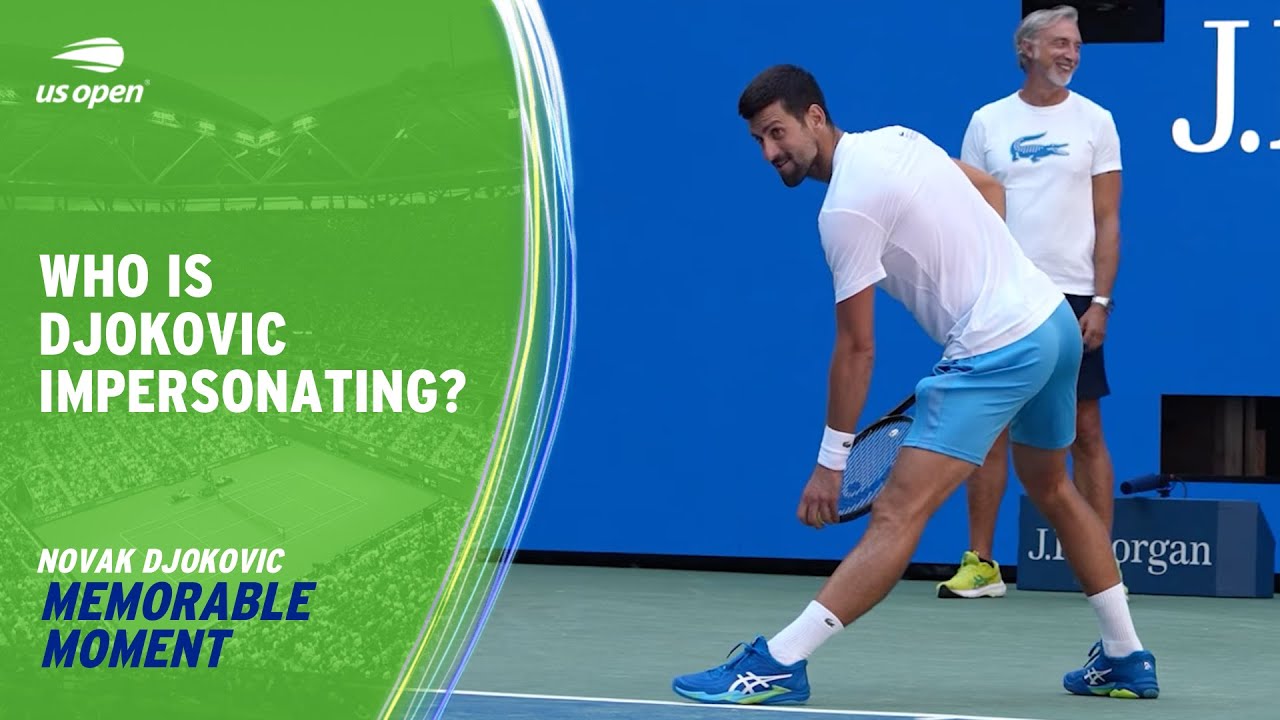 Novak Djokovic's Impressions of Tennis Stars! | 2023 US Open