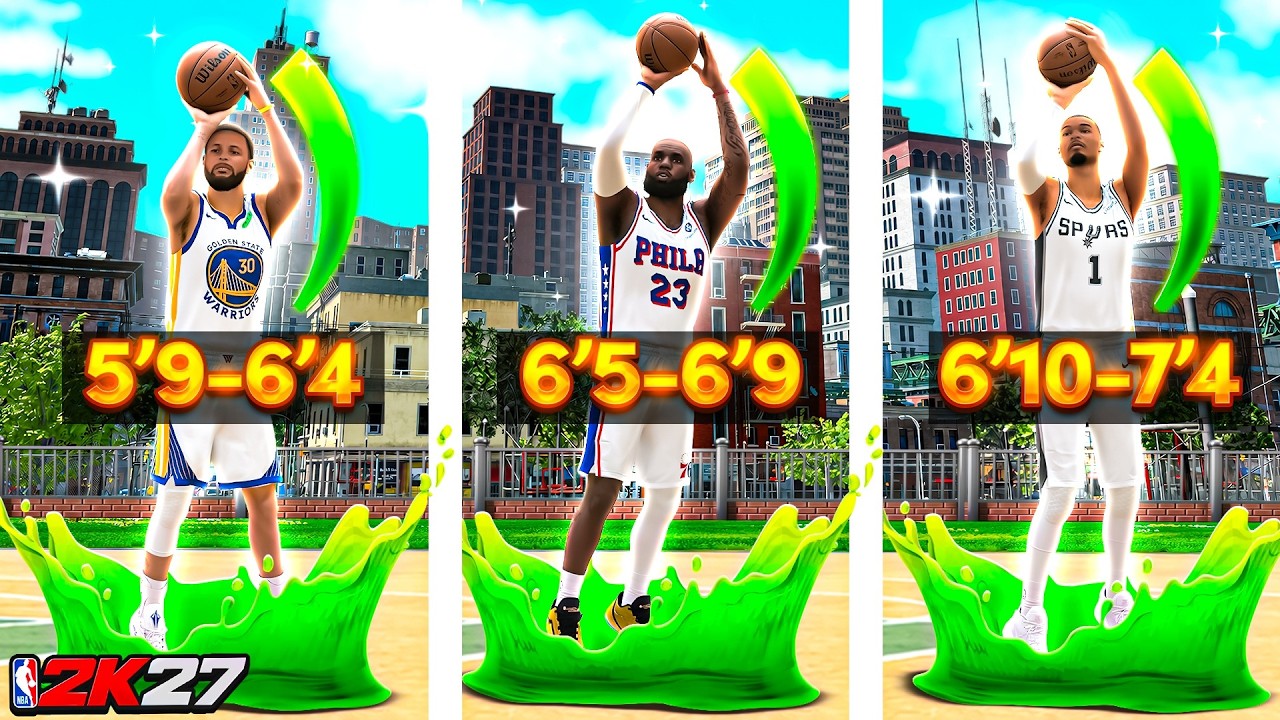 ЛУЧШИЕ НОВЫЕ БРОСКИ В ПРЫЖКЕ ДЛЯ ВСЕХ БИЛДОВ И РОСТА ПОСЛЕ ПАТЧА 4 В NBA2K27: ТОП-5 БРОСКОВ