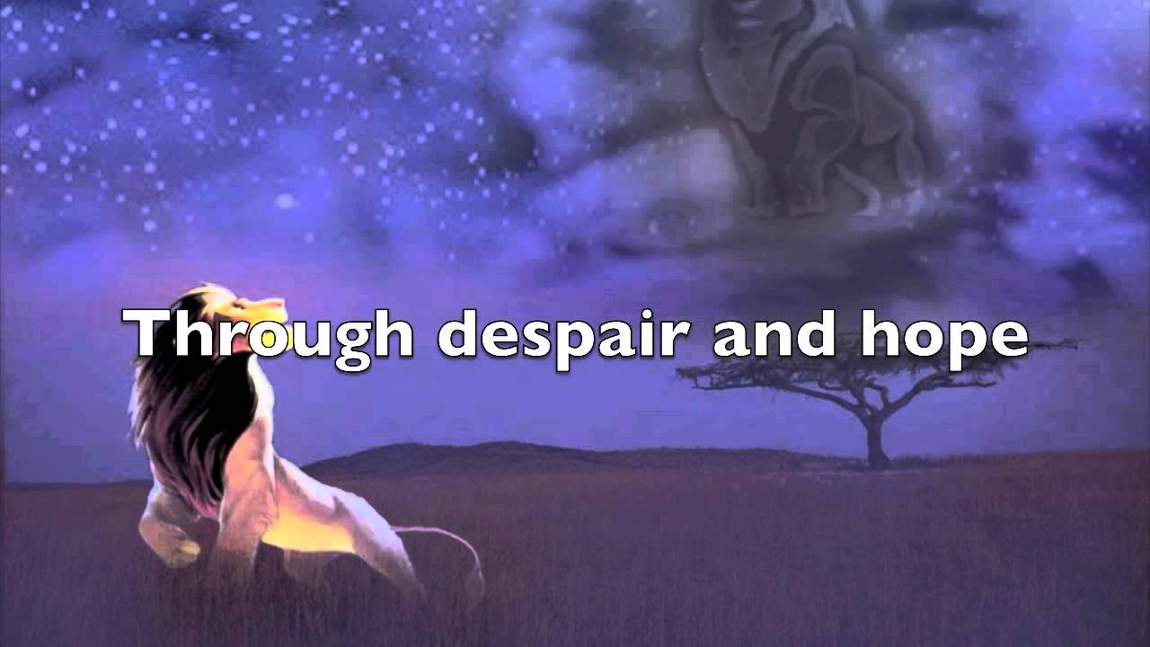 The Circle Of Life - Karaoke with lyrics