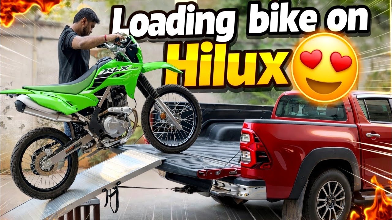 ಆನೆ ಮೇಲೆ ಅಂಬಾರಿ🙈 HILUX BIKE MOUNT SETUP COMPLETE✅