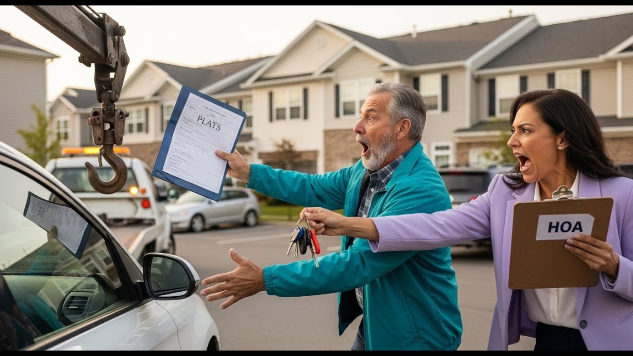 HOA Towed My Car From My Own Parking Spot Until I Pulled Out The Deed