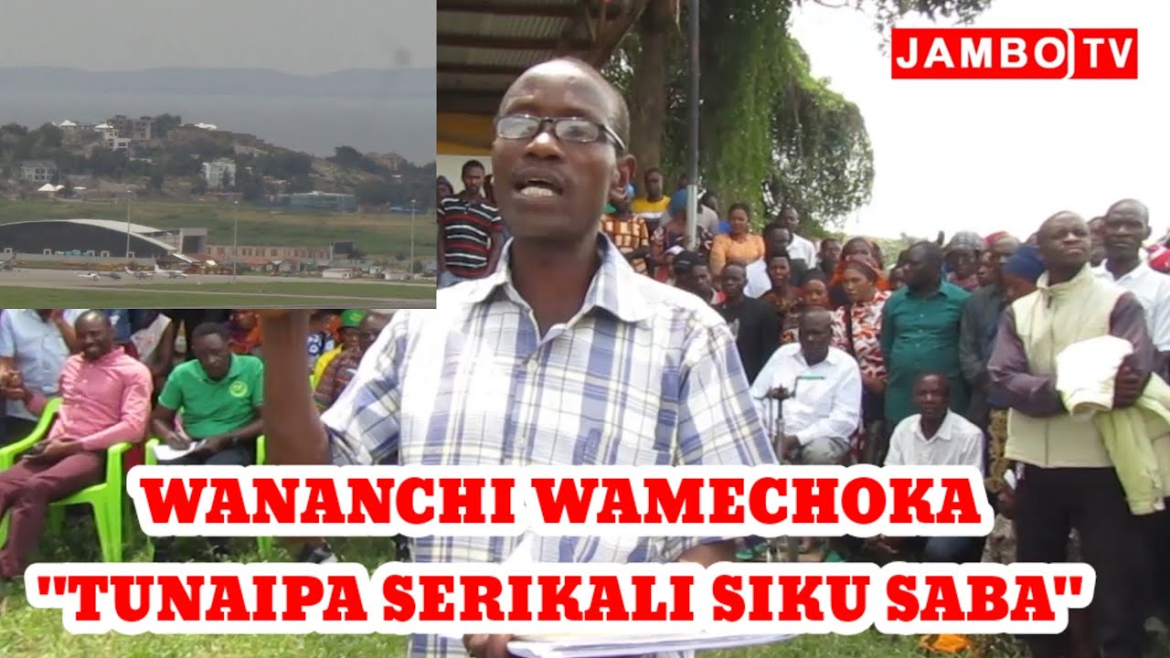 WANANCHI MWANZA WAIAMSHIA SERIKALI,  MGOGORO UWANJA WA NDEGE/ WATOA SIKU SABA