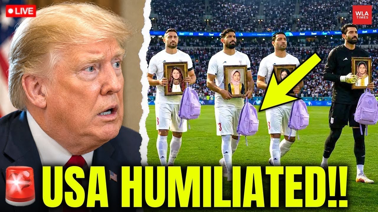 IRAN HUMILIATES U.S. LIVE at Its Own World Cup Over Schoolgirls K*lled - 'Your WAR CUP'