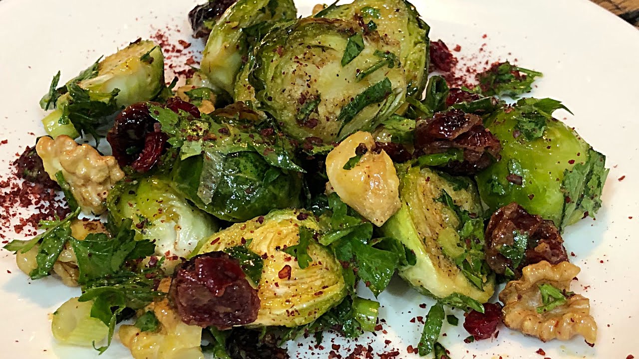 سلطة للريجيم ، سلطة الملفوف ( البروكسل)اللهانه الصغير‏ه  Brussels sprouts salad